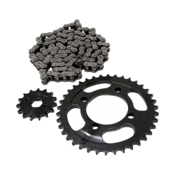 Jgo Engrane Del/Tras + Cadena MCT Ft125