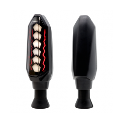 JGO DIRECCIONALES LED RASEN DIR-0001Y-W SECUENCIAL AMARILLO/BLANCO