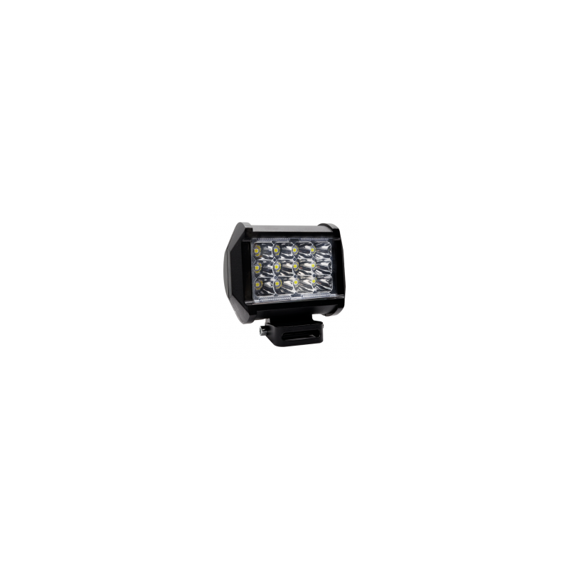 FARO LED AUXILIAR RASEN LED-13014W-BU CUADRADO 3 FILAS 12 LED BLANCO CONTORNO AZUL ALTA/BAJA Y ESTRO