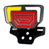 CALAVERA TRASERA LED RASEN CAL-1005R-W-Y FT125 ROJO NEON ROJO/AMARILLO