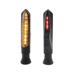 JGO DIRECCIONALES LED RASEN DIR-0050Y-BU TIPO VELA SECUENCIAL AMARILLO/AZUL