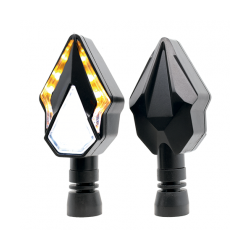 JGO DIRECCIONALES LED RASEN DIR-0020Y-R DIAMANTE SECUENCIAL AMARILLO/ROJO