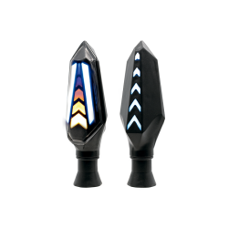 JGO DIRECCIONALES LED RASEN DIR-0007Y-BU FLECHA SECUENCIAL BICOLOR AMARILLO/AZUL