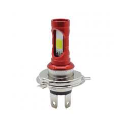 FOCO LED RASEN FDEL-5017R-Y-W LUPA H4 2 COLORES AMARILLO/BLANCO CARCASA ROJA
