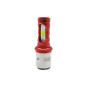 FOCO LED RASEN FDEL-5016R-Y-W MEDIA VUELTA AMARILLO/BLANCO CARCASA ROJA