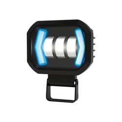 FARO LED AUXILIAR RASEN LED-13079W-R-Y OJO ANGEL 3 LED ROJO Y DIRECCIONAL AMARILLA LUZ BLANCA