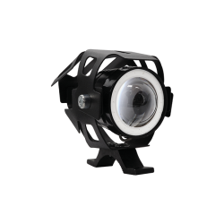 FARO LED AUXILIAR RASEN LED-13053W-BU MINI CON LUPA OJO DE ANGEL AZUL ALTA/BAJA Y ESTROBO