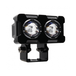 FARO LED AUXILIAR RASEN LED-13026Y-W RECTANGULAR 2 OJOS BICOLOR AMARILLO/BLANCO