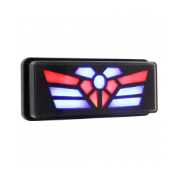 CALAVERA TRASERA LED RASEN CAL-1004Y-BU DECORATIVA AMARILLO/AZUL