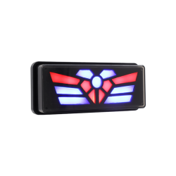 CALAVERA TRASERA LED RASEN CAL-1004Y-BU DECORATIVA AMARILLO/AZUL