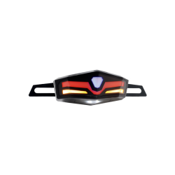 CALAVERA TRASERA LED RASEN CAL-1002Y-R PREMIUM AMARILLO/ROJO